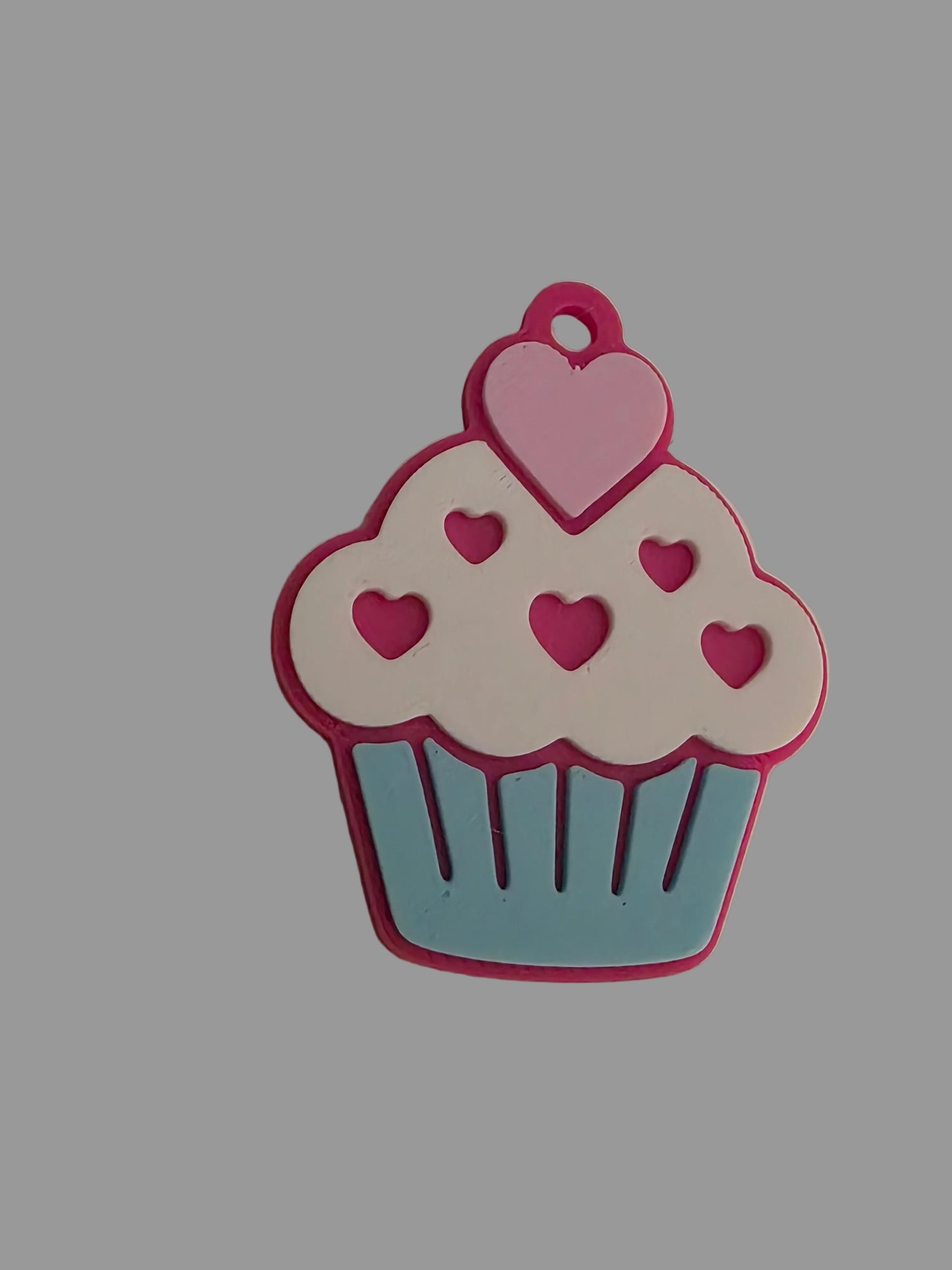 Cupcake NFC Tag Keyring 3d Printed