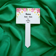 Load image into Gallery viewer, Grave Marker / Stake Sublimation Print - Daffodils
