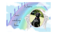 Load image into Gallery viewer, Grave Marker / Stake Sublimation Print - Pet
