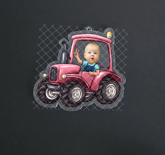 Face Cut out Tractor Car Hanger - Mackie Direct