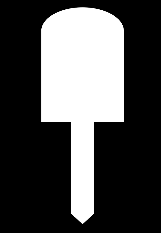 Acrylisub 5mm thick Sublimation Coated Acrylic Arch Top Grave Marker