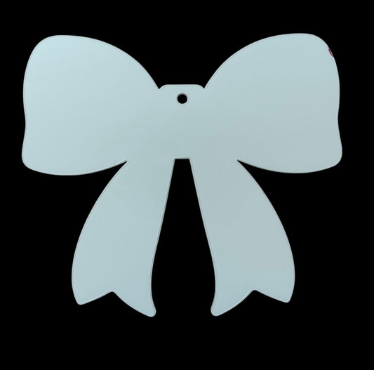 Acrylisub Sublimation Coated Acrylic Bow Hanging Decoration - Mackie Direct