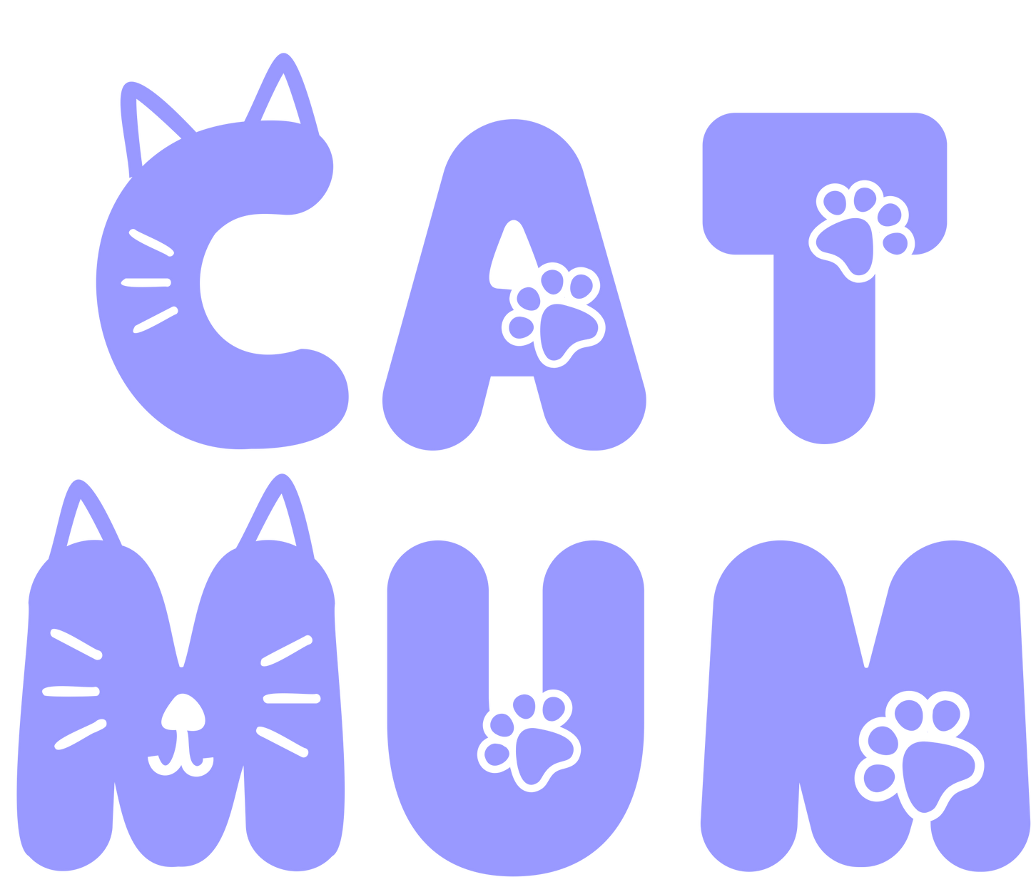 DTF Cat Mum Transfer