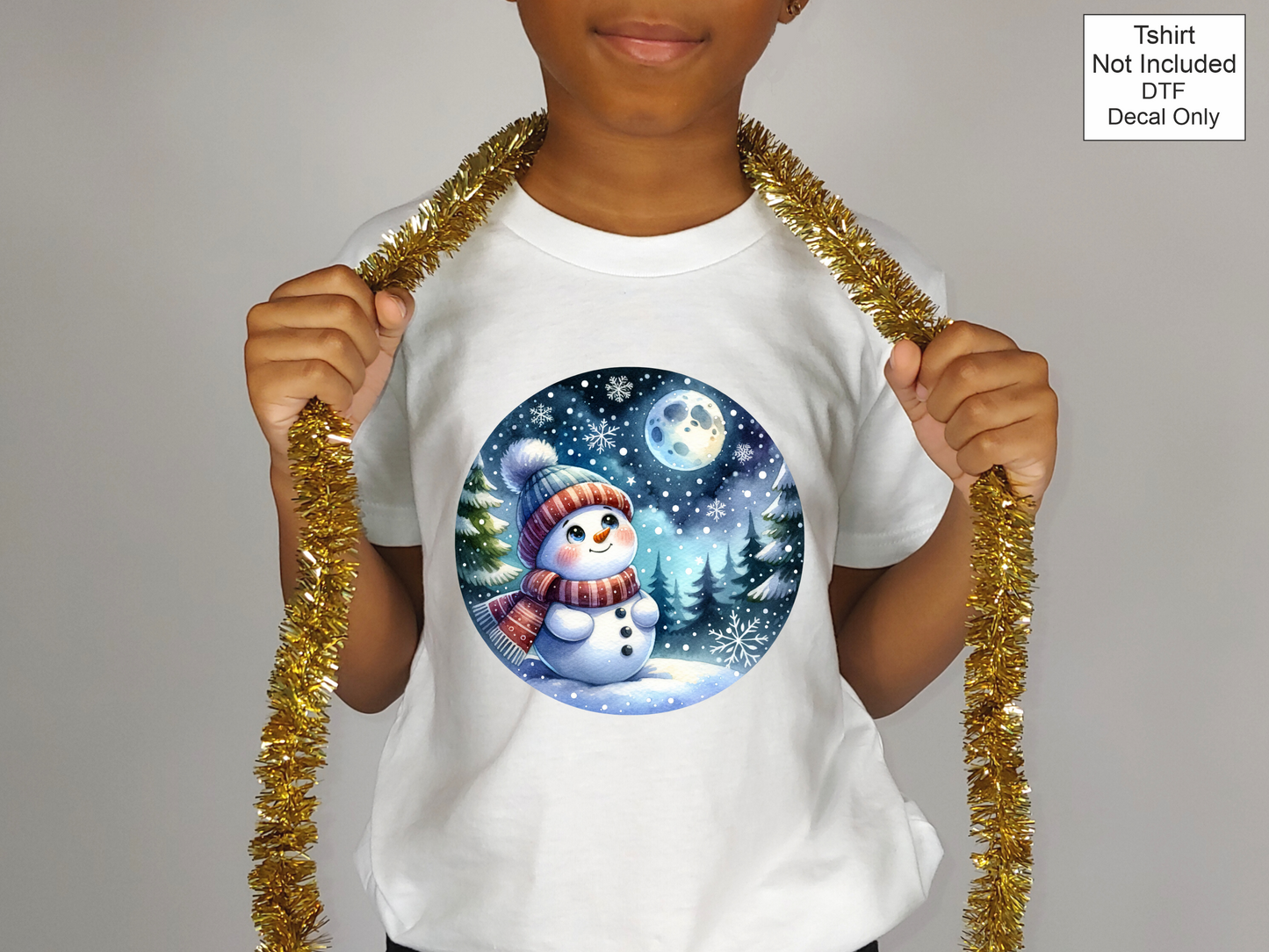 DTF Snowman