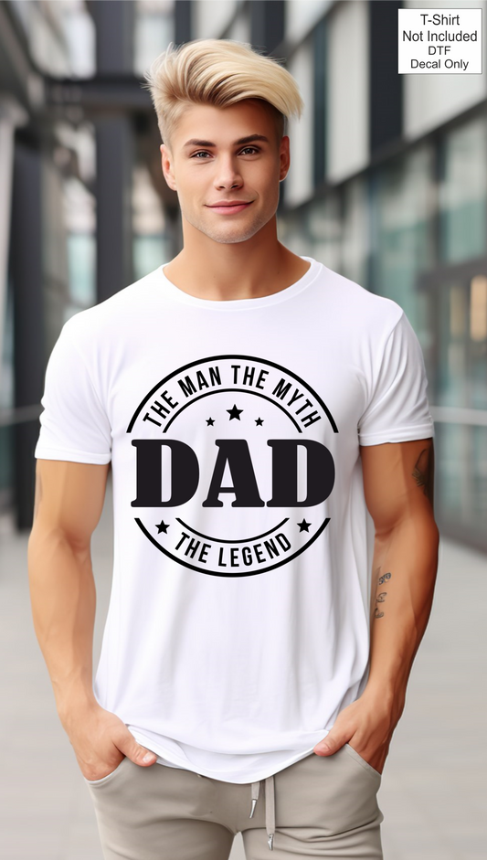 DTF The Man The Myth The Legend with names