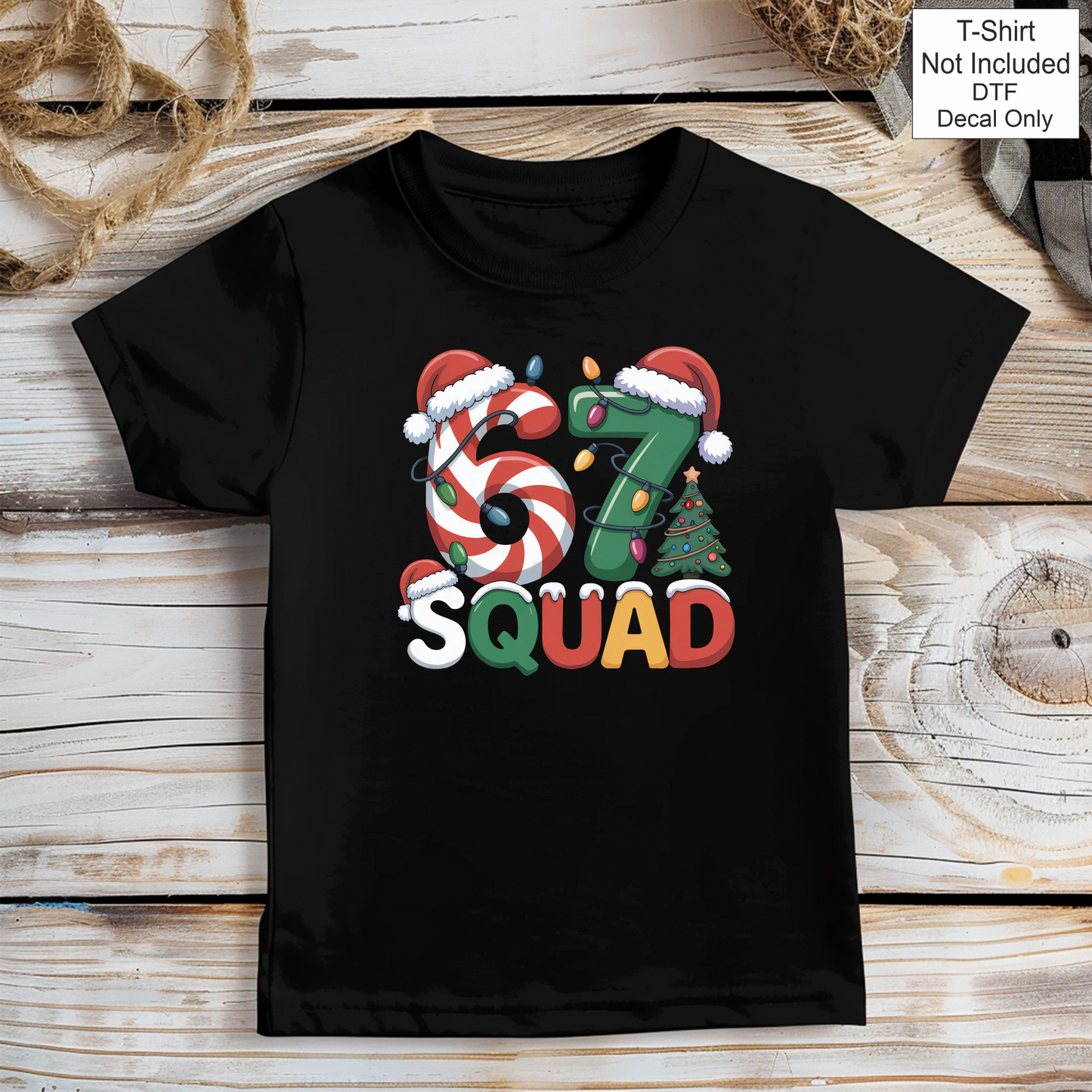 DTF Six Seven Squad Christmas