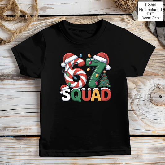 DTF Six Seven Squad Christmas