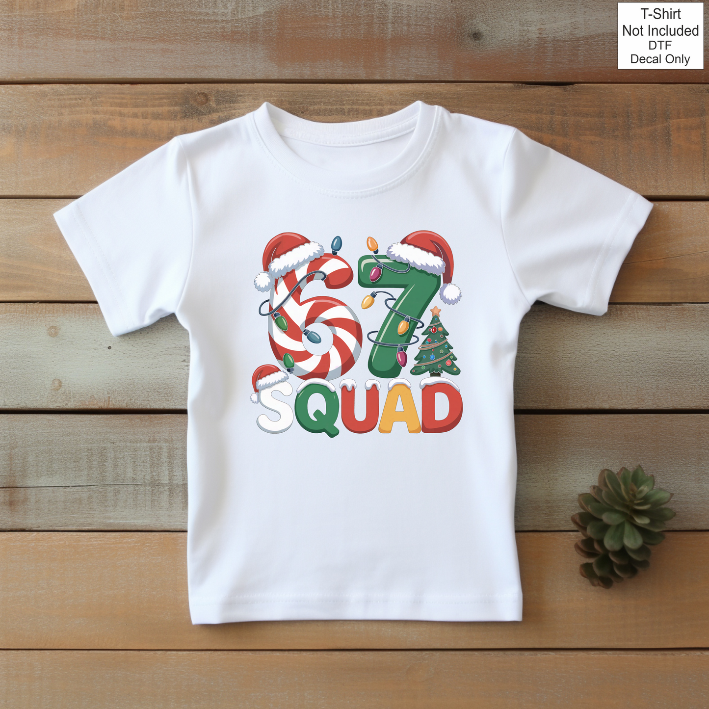 DTF Six Seven Squad Christmas