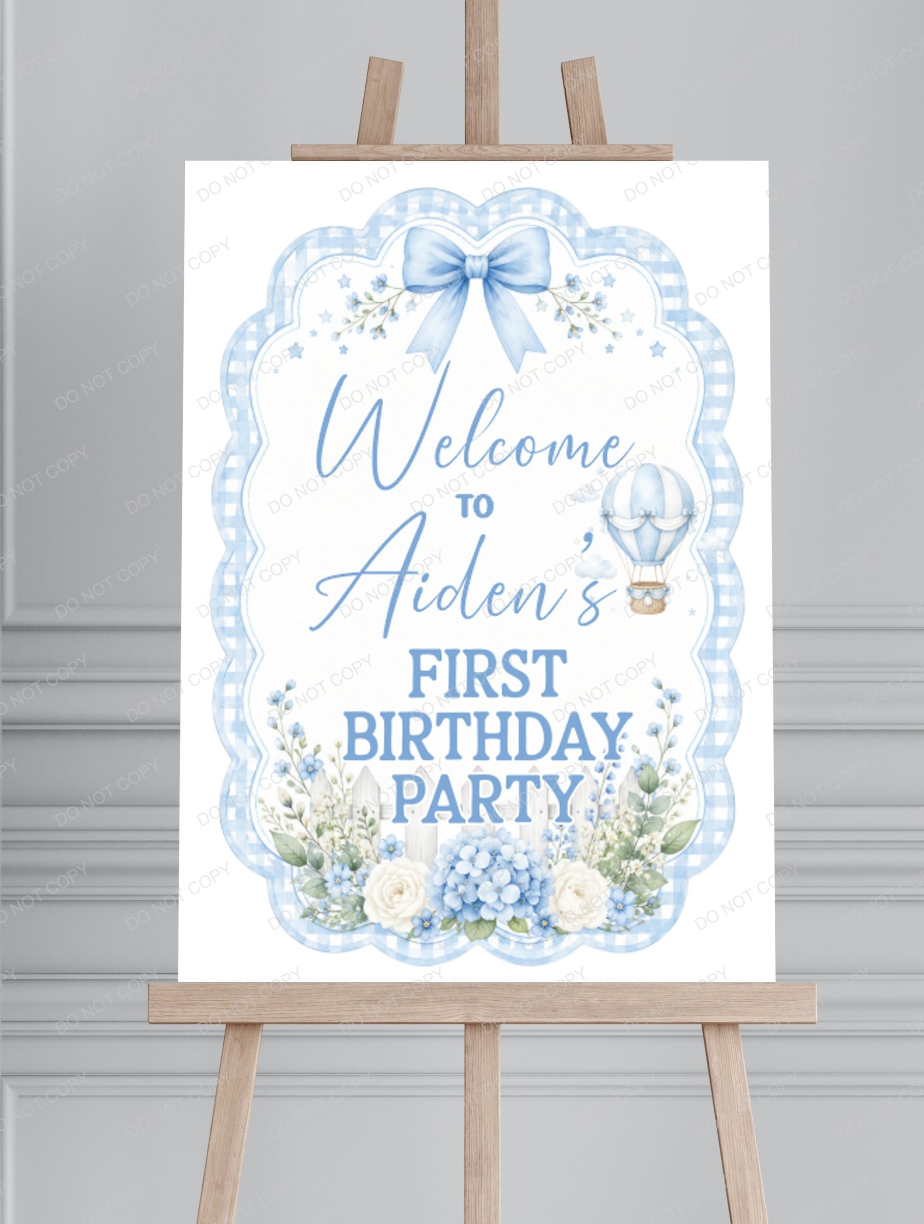 Birthday Printed Board Welcome Sign - Mackie Direct