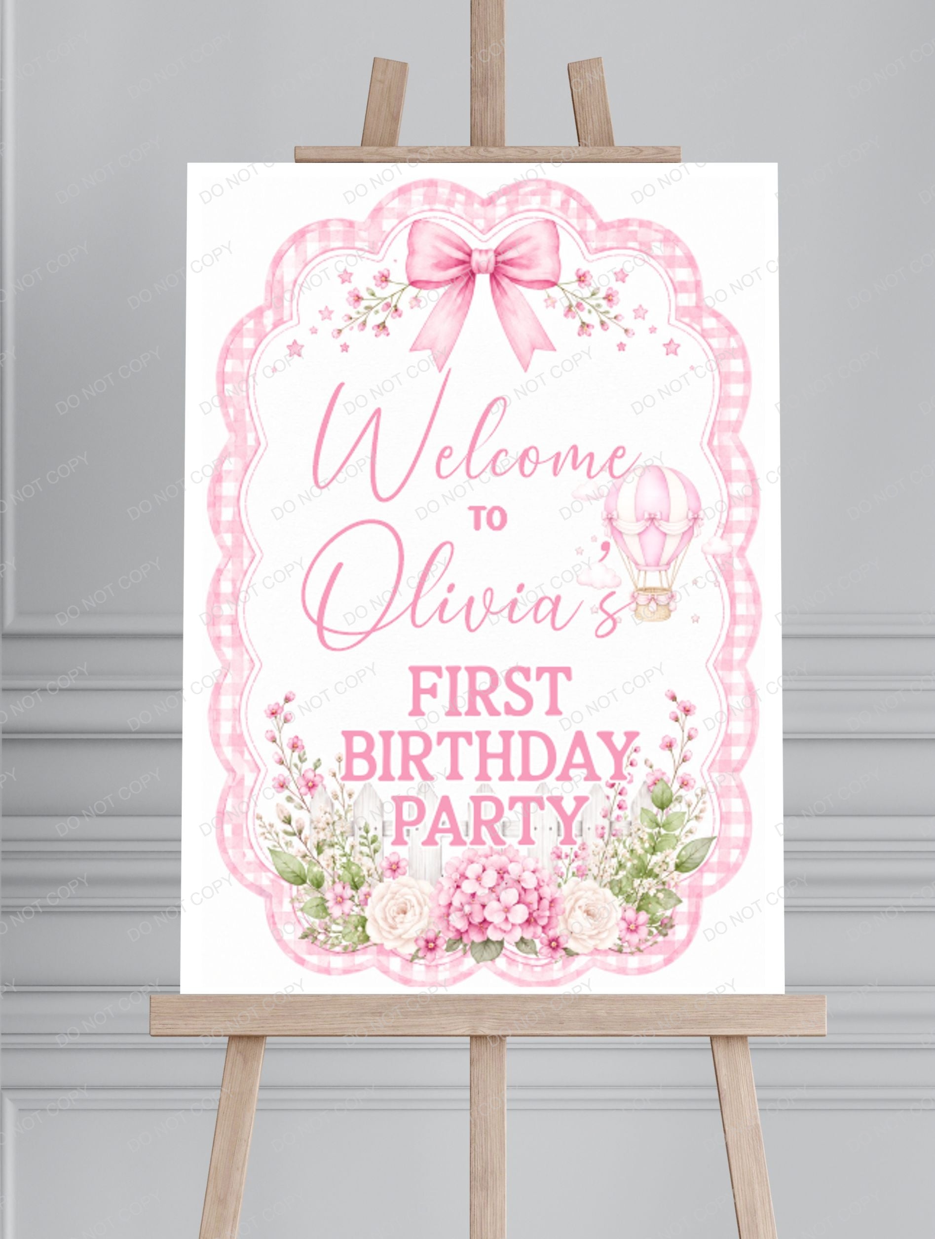 Birthday Printed Board Welcome Sign - Mackie Direct