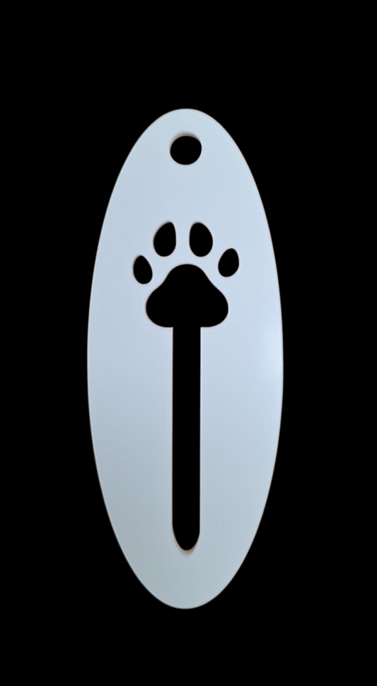Acrylic Dog Poo Bag Oval Holder