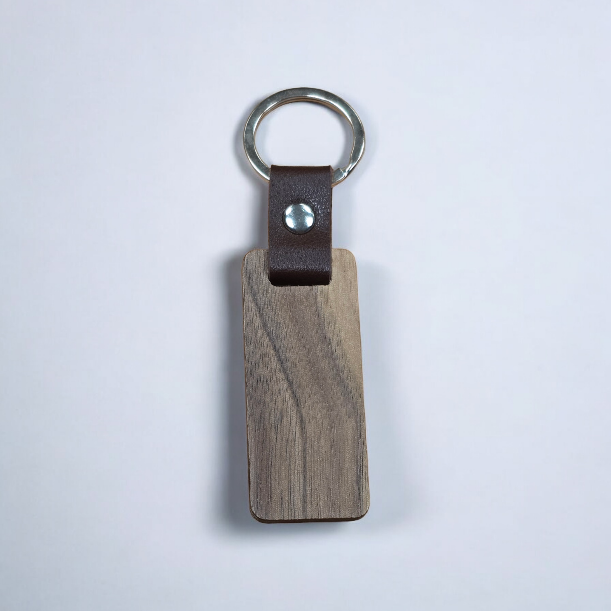 Rectangle Soft Key Rings Wooden Rectangle Keyring – Mackie Direct