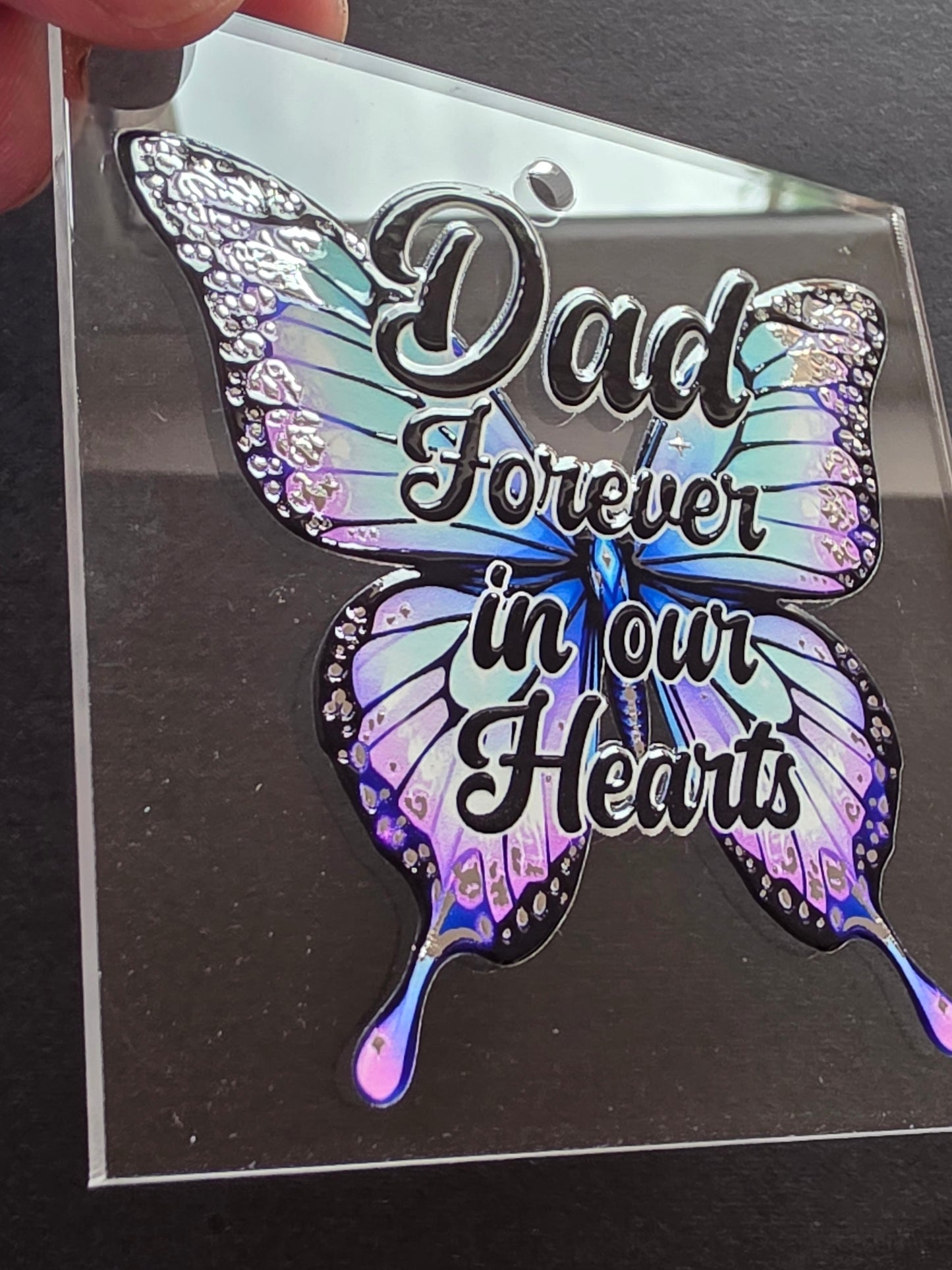 Foil UVDTF Memorial Butterfly