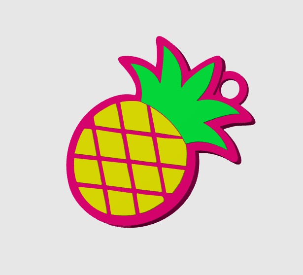 Pineapple Nail Saver / Can Opener 3d Printed