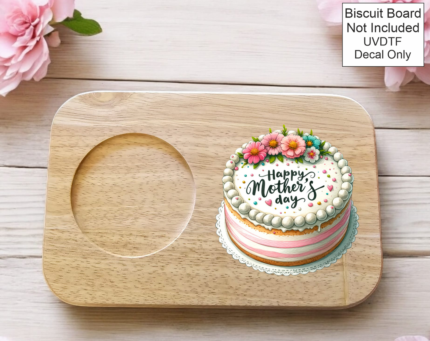 UVDTF Happy Mothers Day Cake