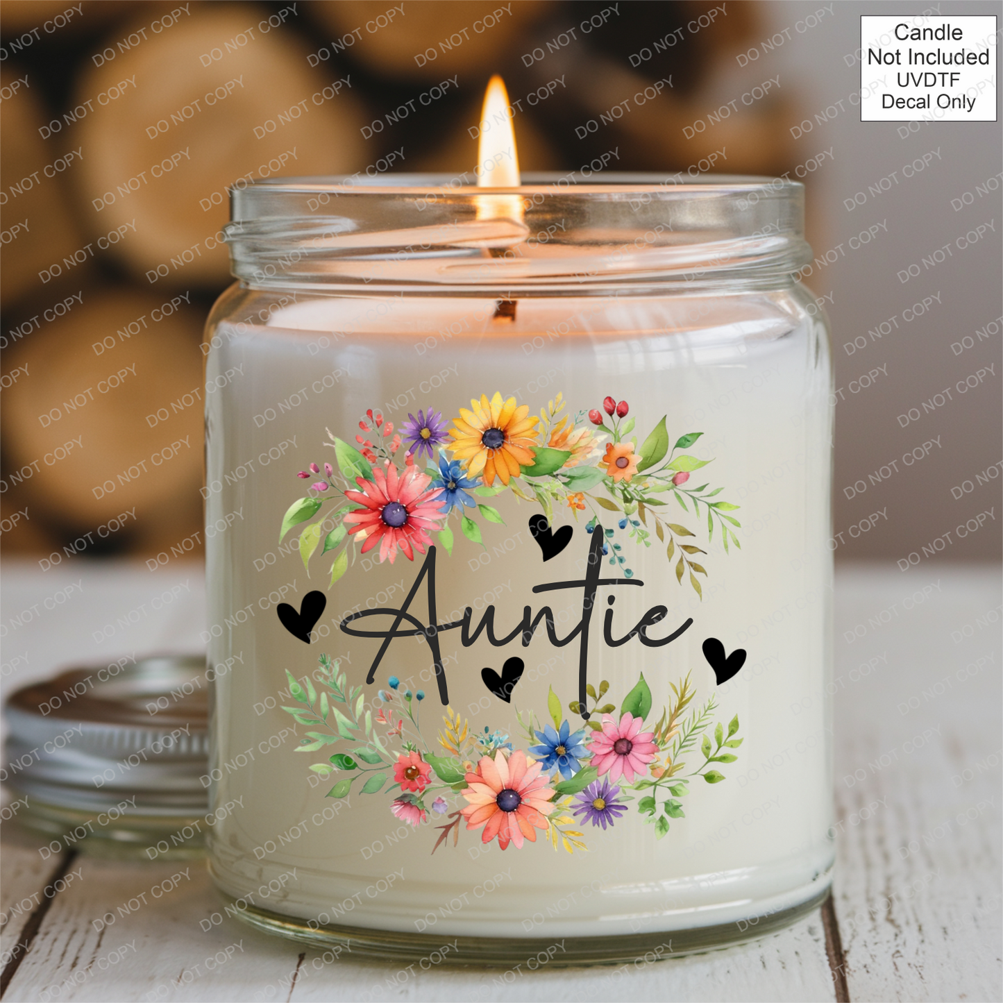 UVDTF Spring Flower Family Name - Mackie Direct