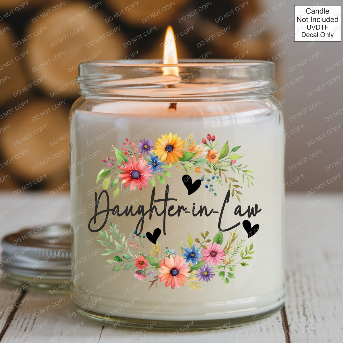 UVDTF Spring Flower Family Name - Mackie Direct