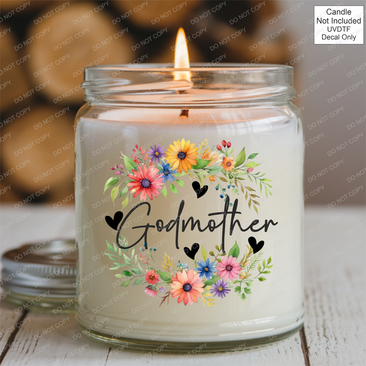 UVDTF Spring Flower Family Name - Mackie Direct