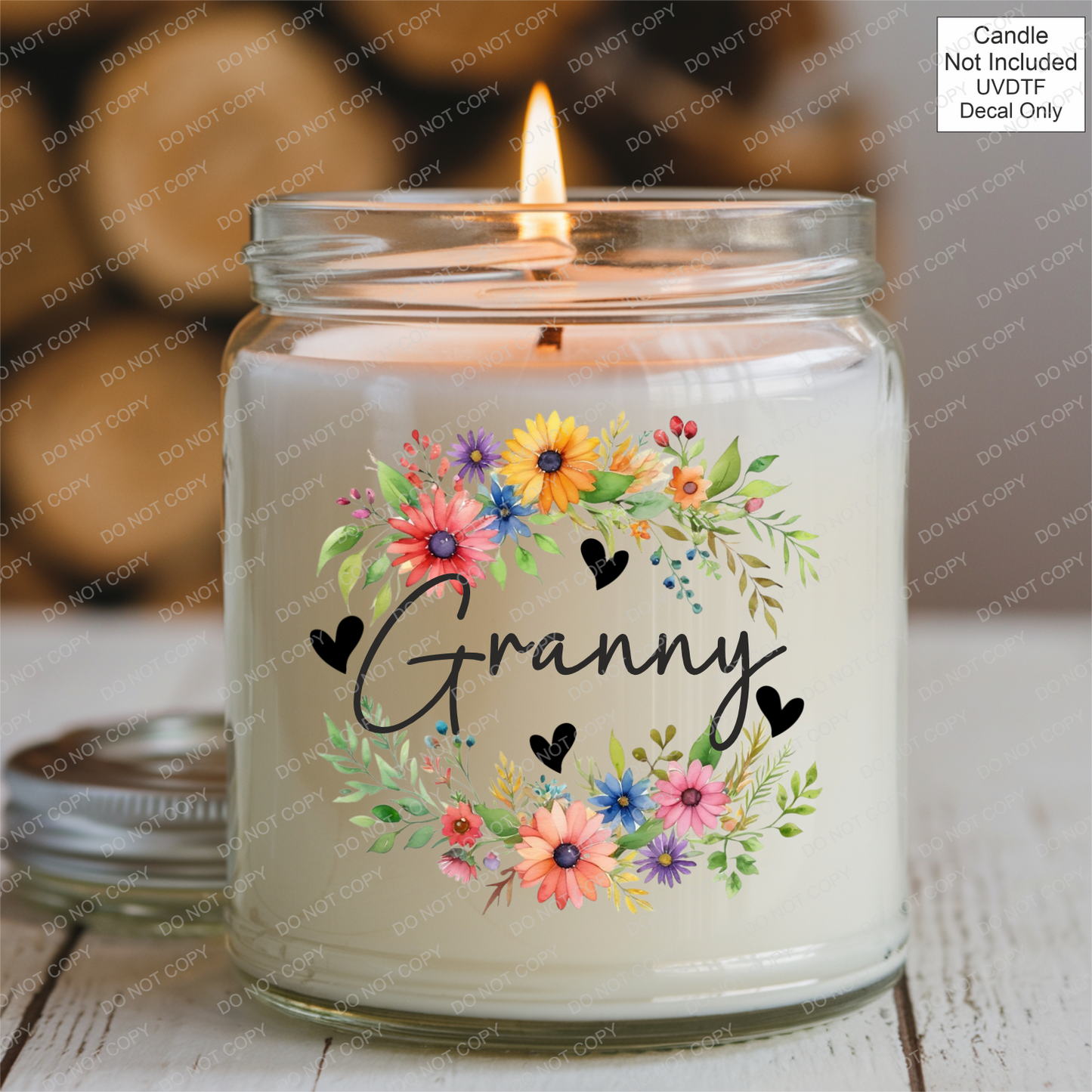 UVDTF Spring Flower Family Name - Mackie Direct