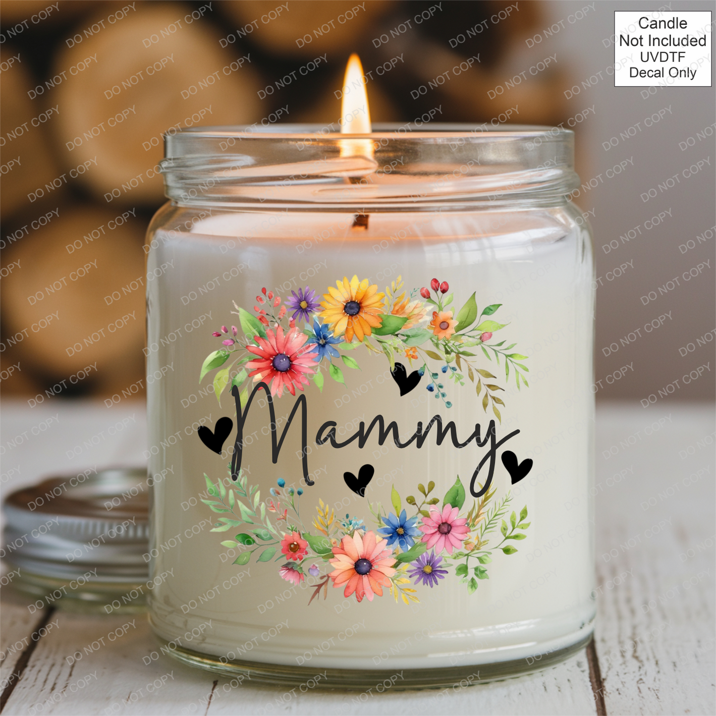 UVDTF Spring Flower Family Name - Mackie Direct