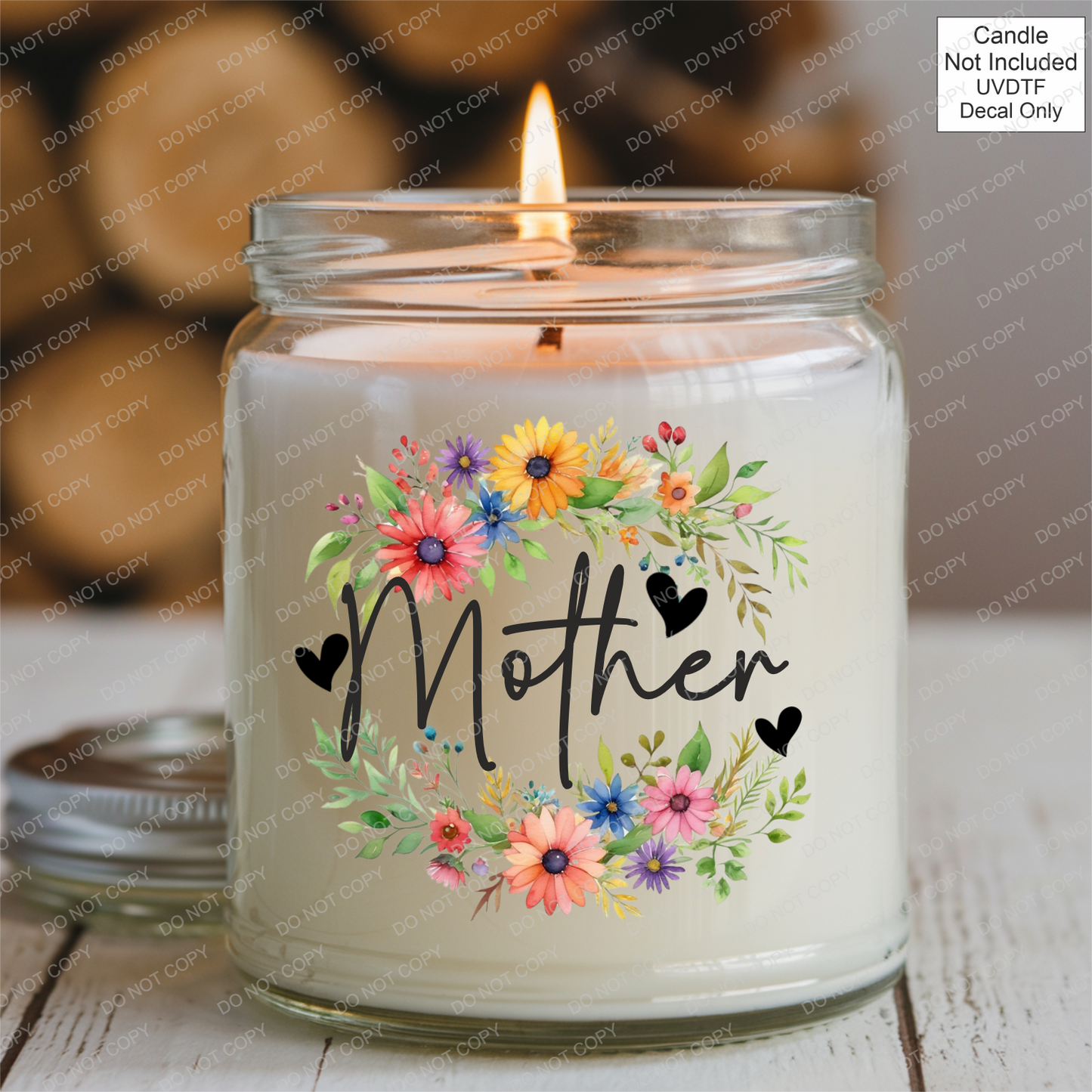 UVDTF Spring Flower Family Name - Mackie Direct