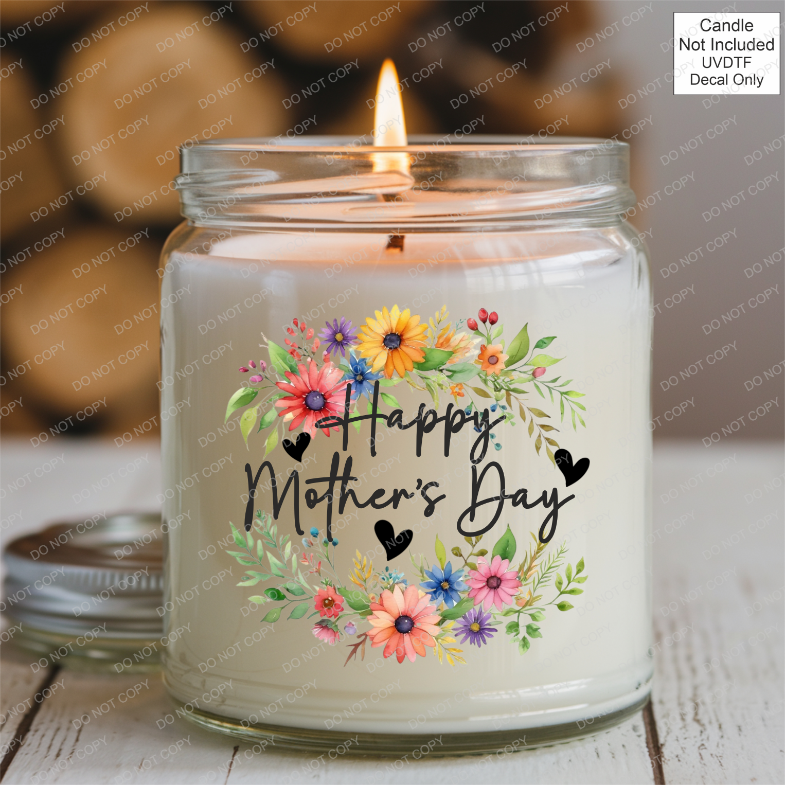 UVDTF Spring Flower Family Name - Mackie Direct