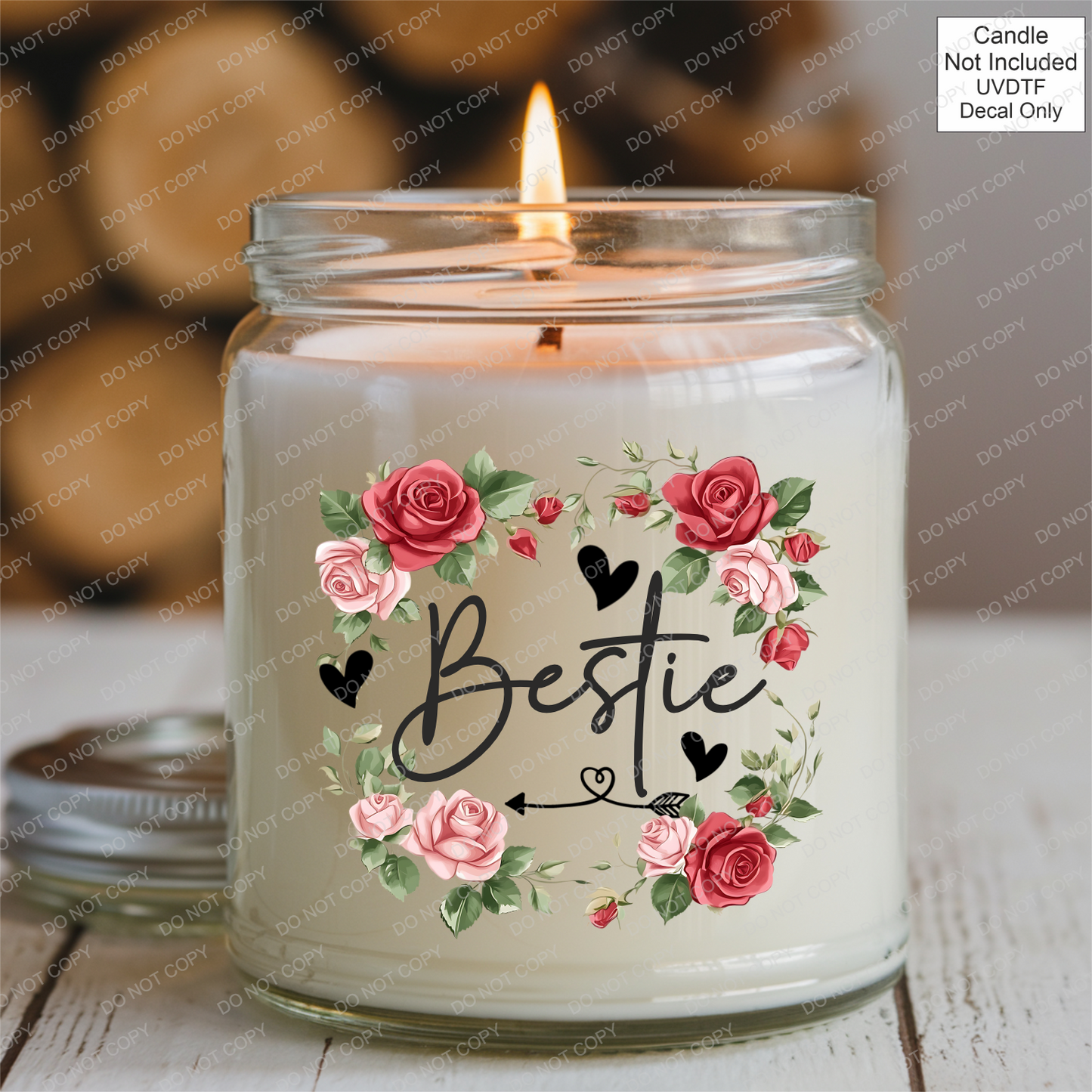 UVDTF Roses Family Name - Mackie Direct