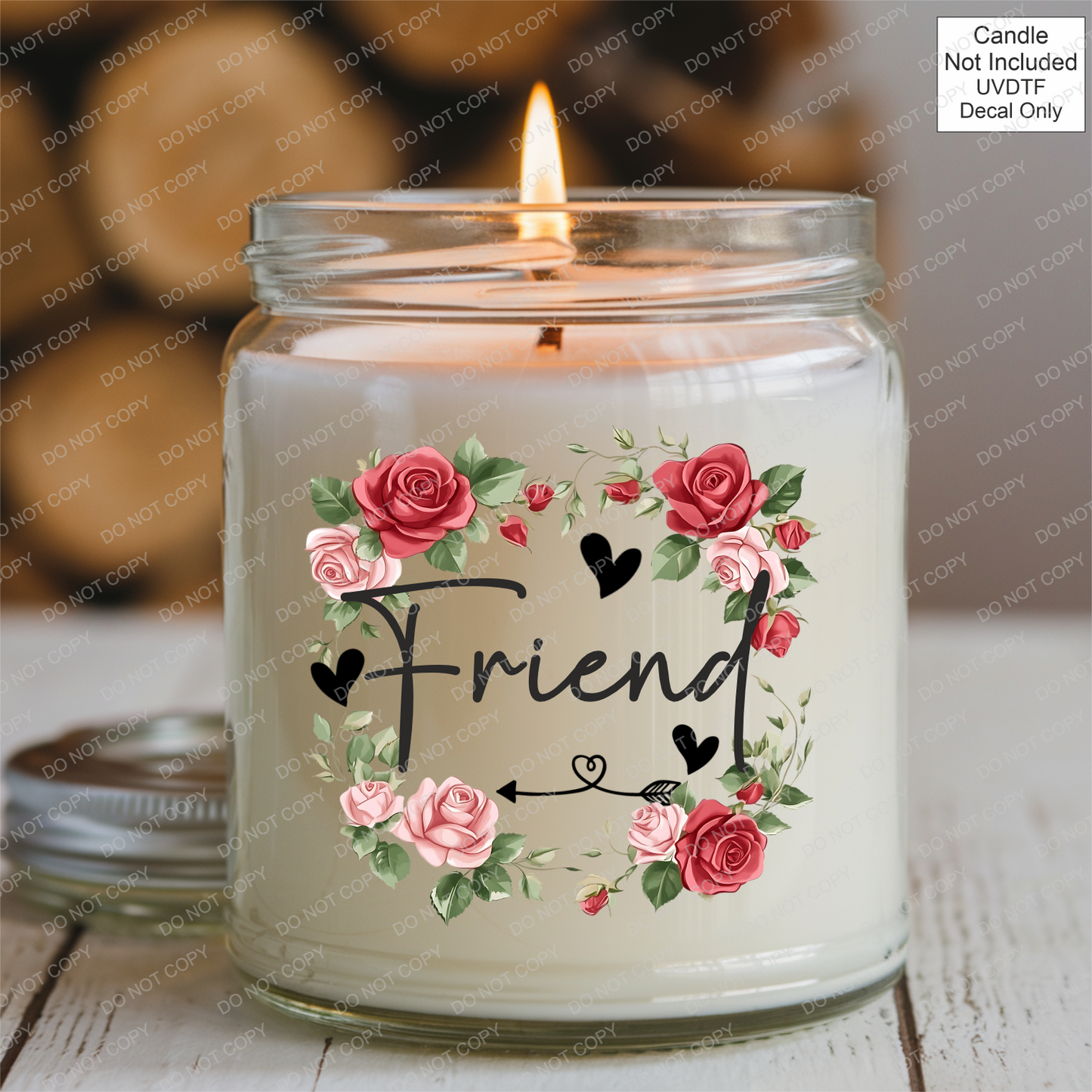 UVDTF Roses Family Name - Mackie Direct