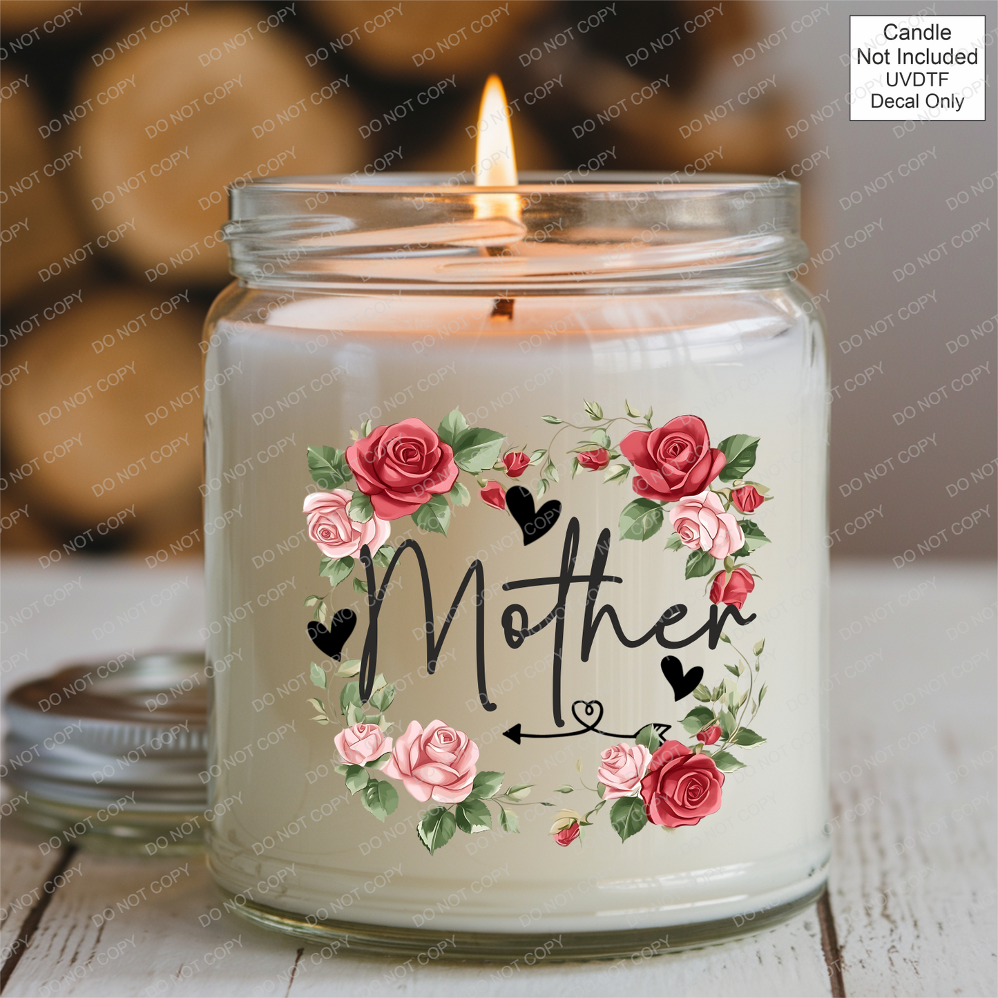 UVDTF Roses Family Name - Mackie Direct