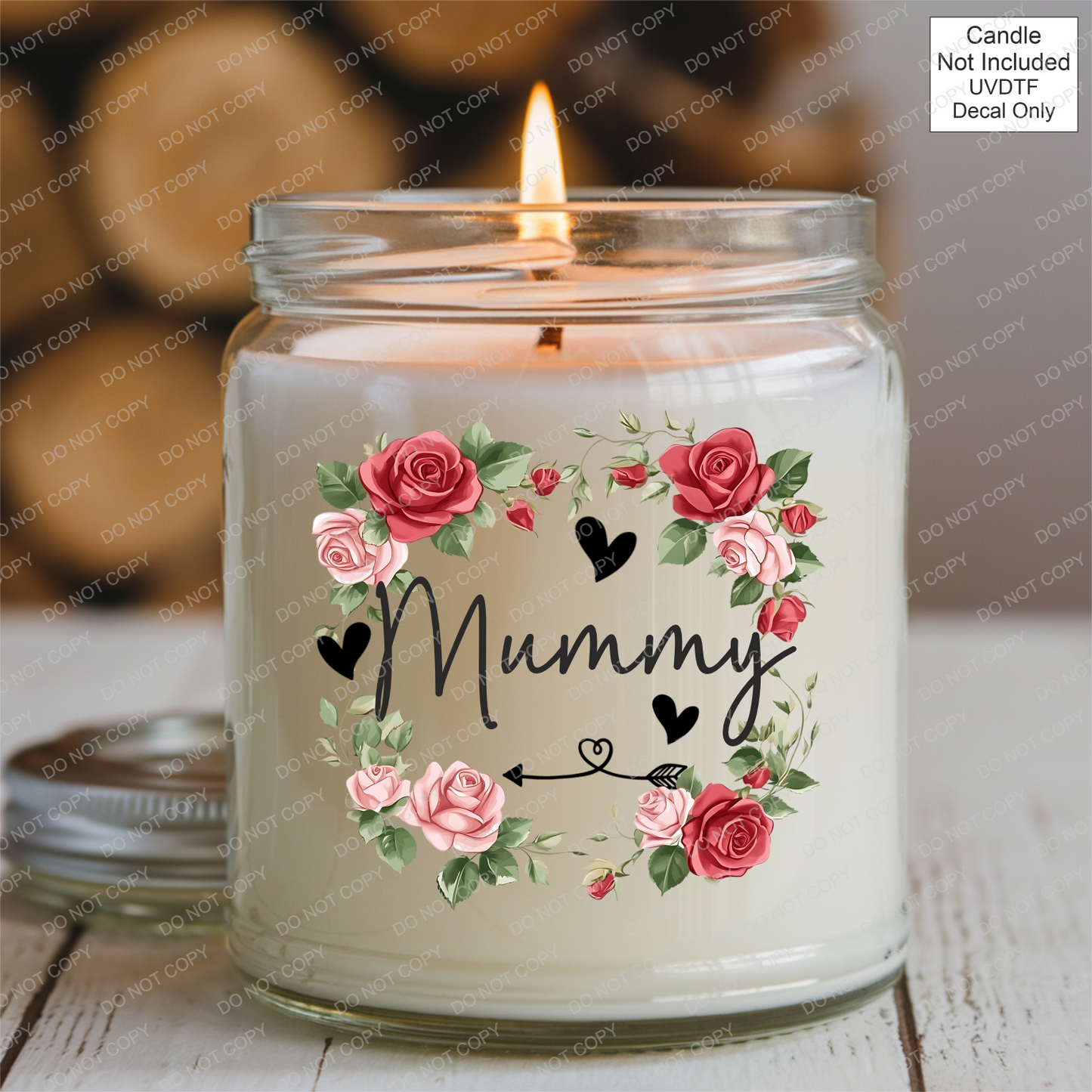 UVDTF Roses Family Name - Mackie Direct