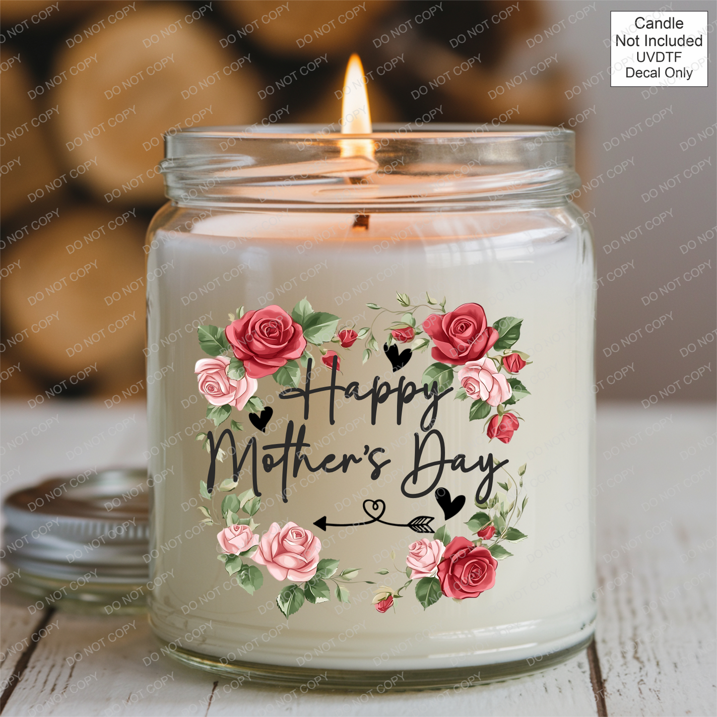 UVDTF Roses Family Name - Mackie Direct