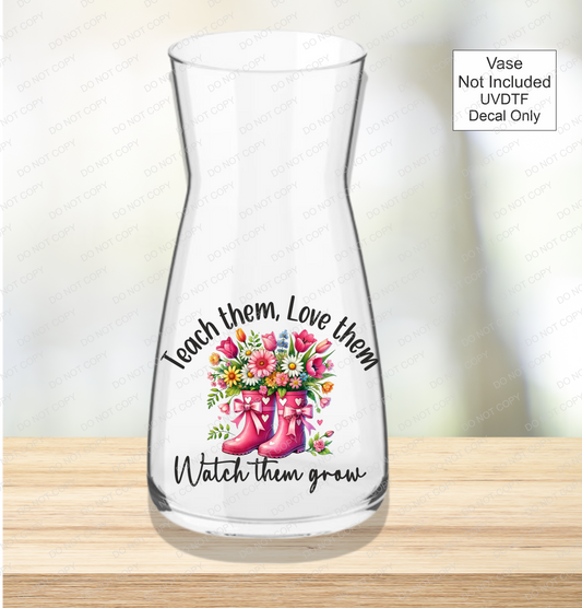 UVDTF Teacher Vases - Mackie Direct