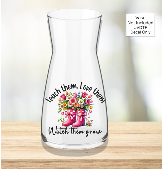 UVDTF Teacher Vases