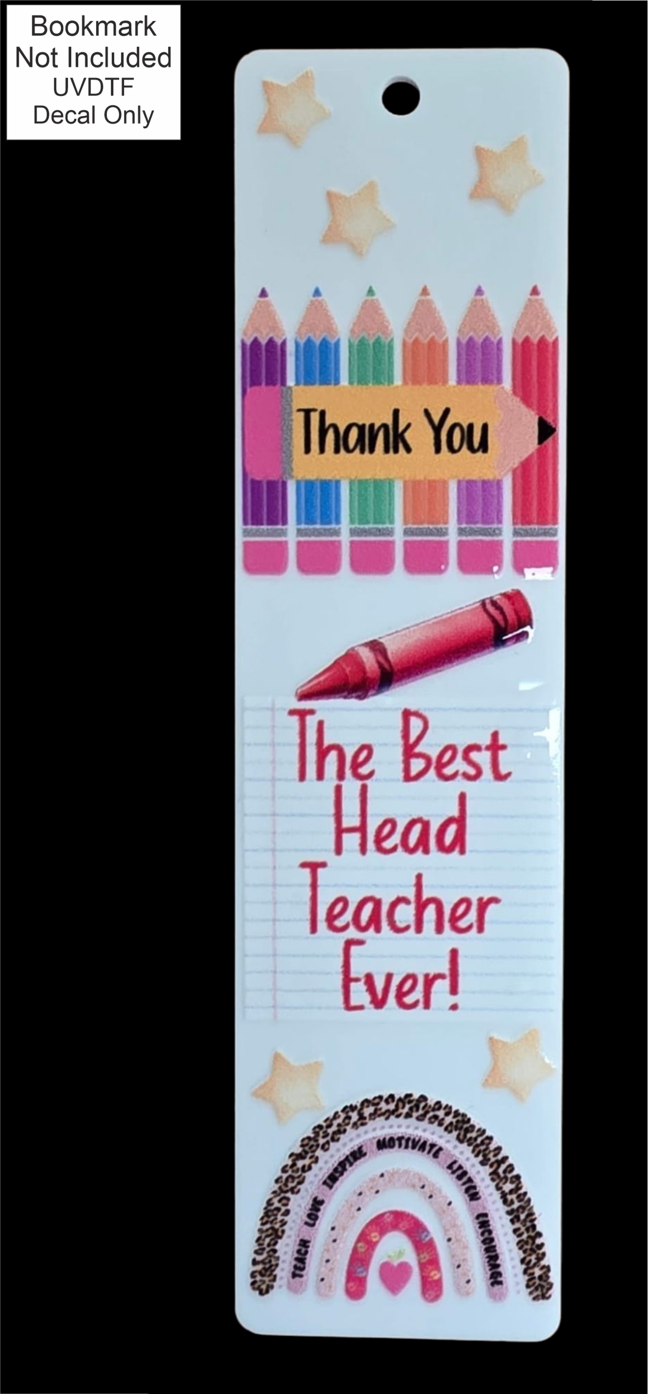 UVDTF The Best Ever - School Bookmarks