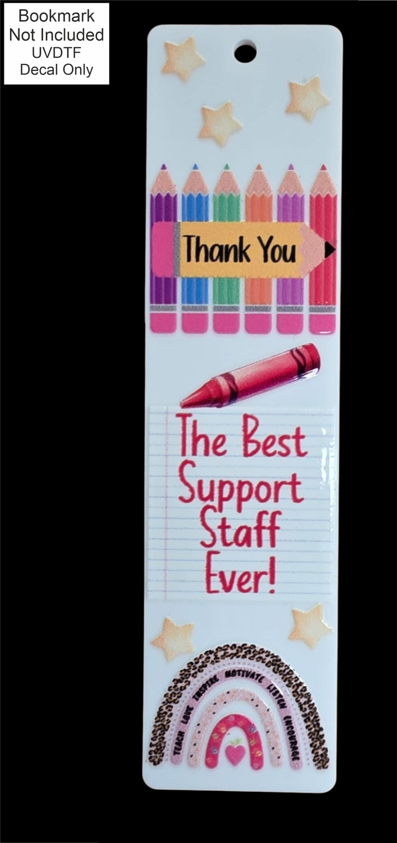 UVDTF The Best Ever - School Bookmarks