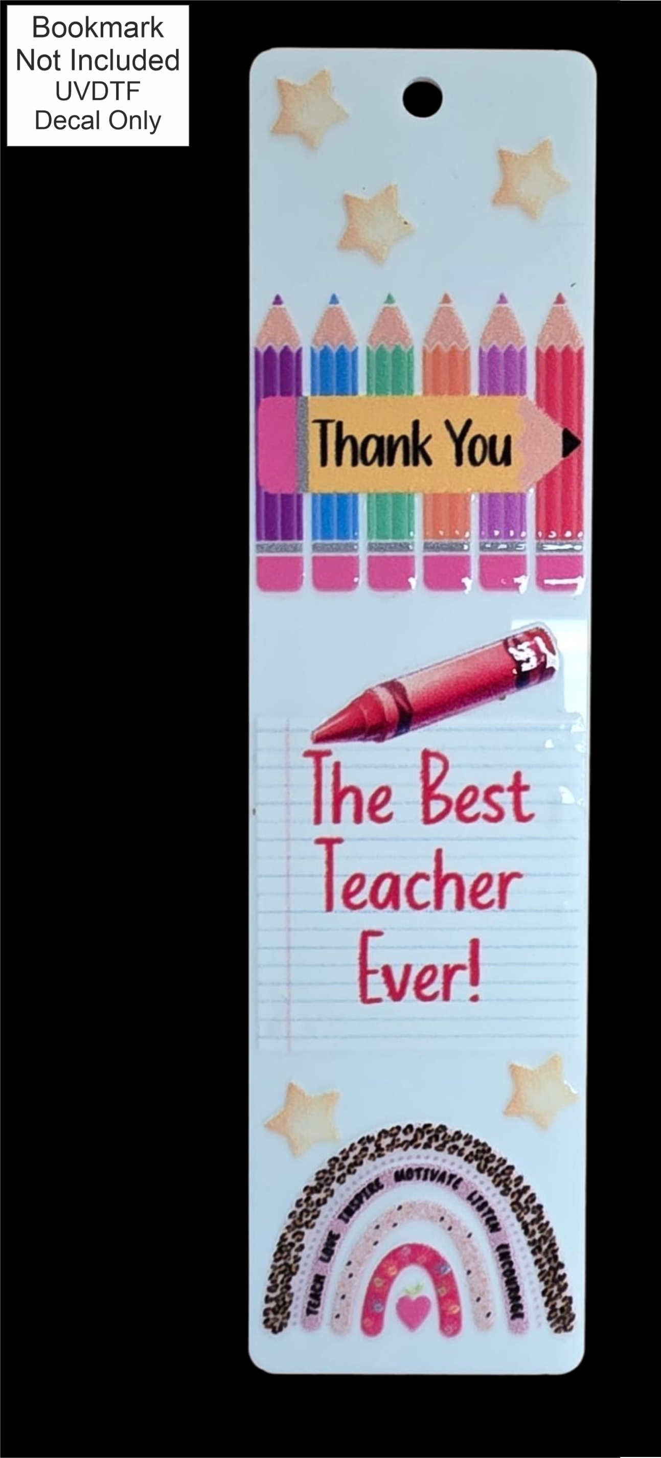 UVDTF The Best Ever - School Bookmarks
