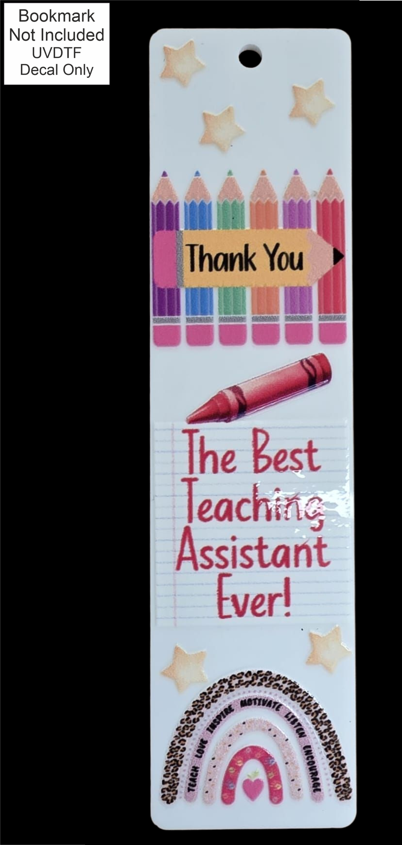 UVDTF The Best Ever - School Bookmarks