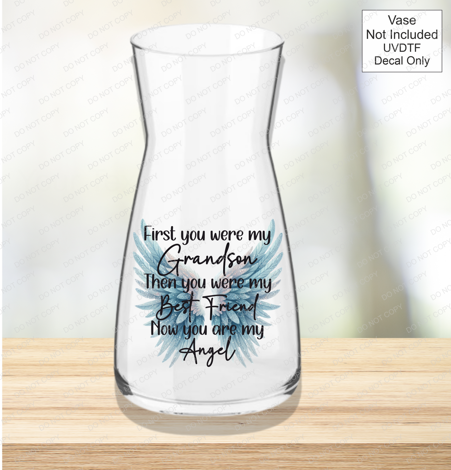 UVDTF First You Were My - Memorial Blue Wings - Mackie Direct