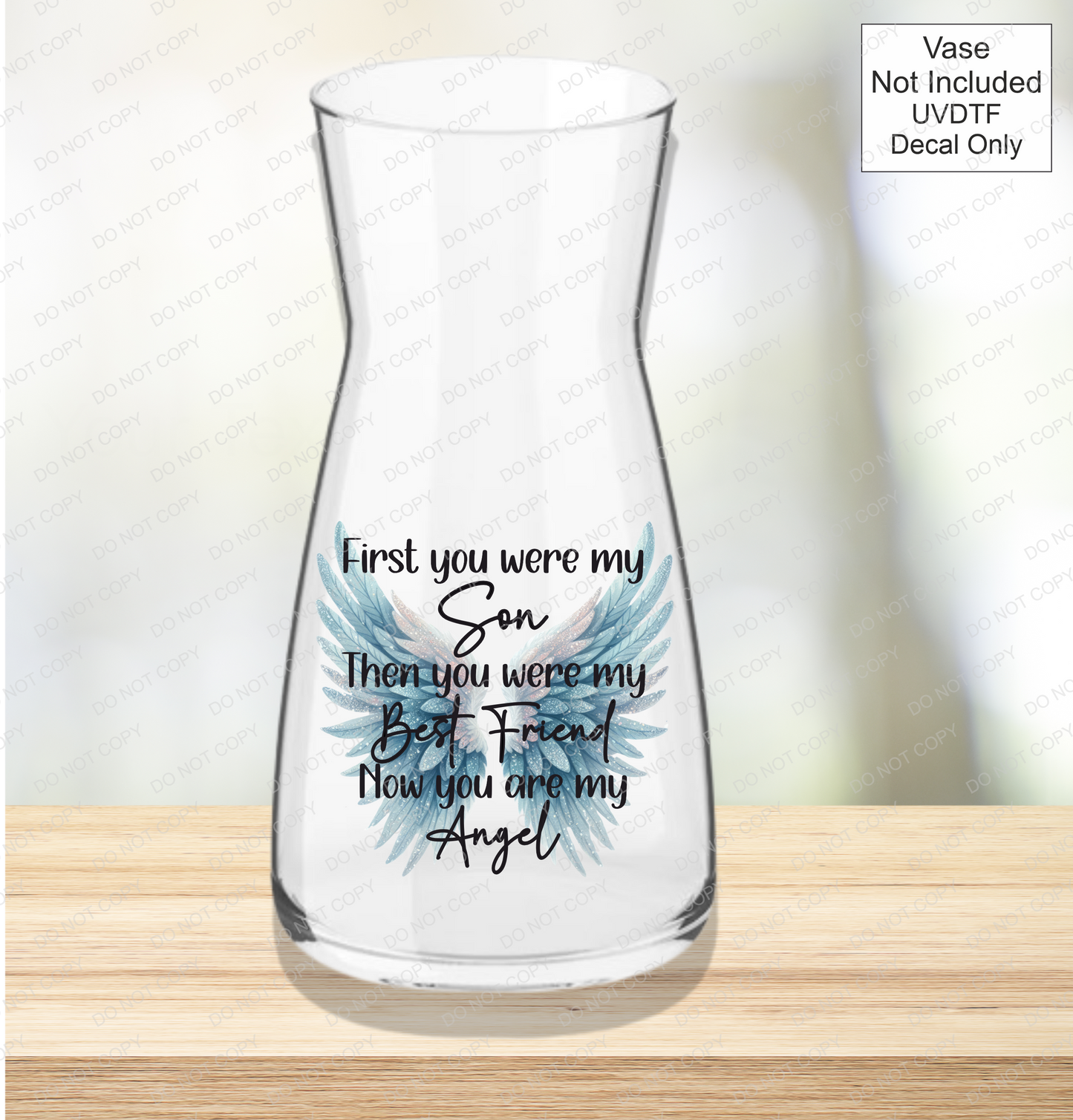 UVDTF First You Were My - Memorial Blue Wings - Mackie Direct