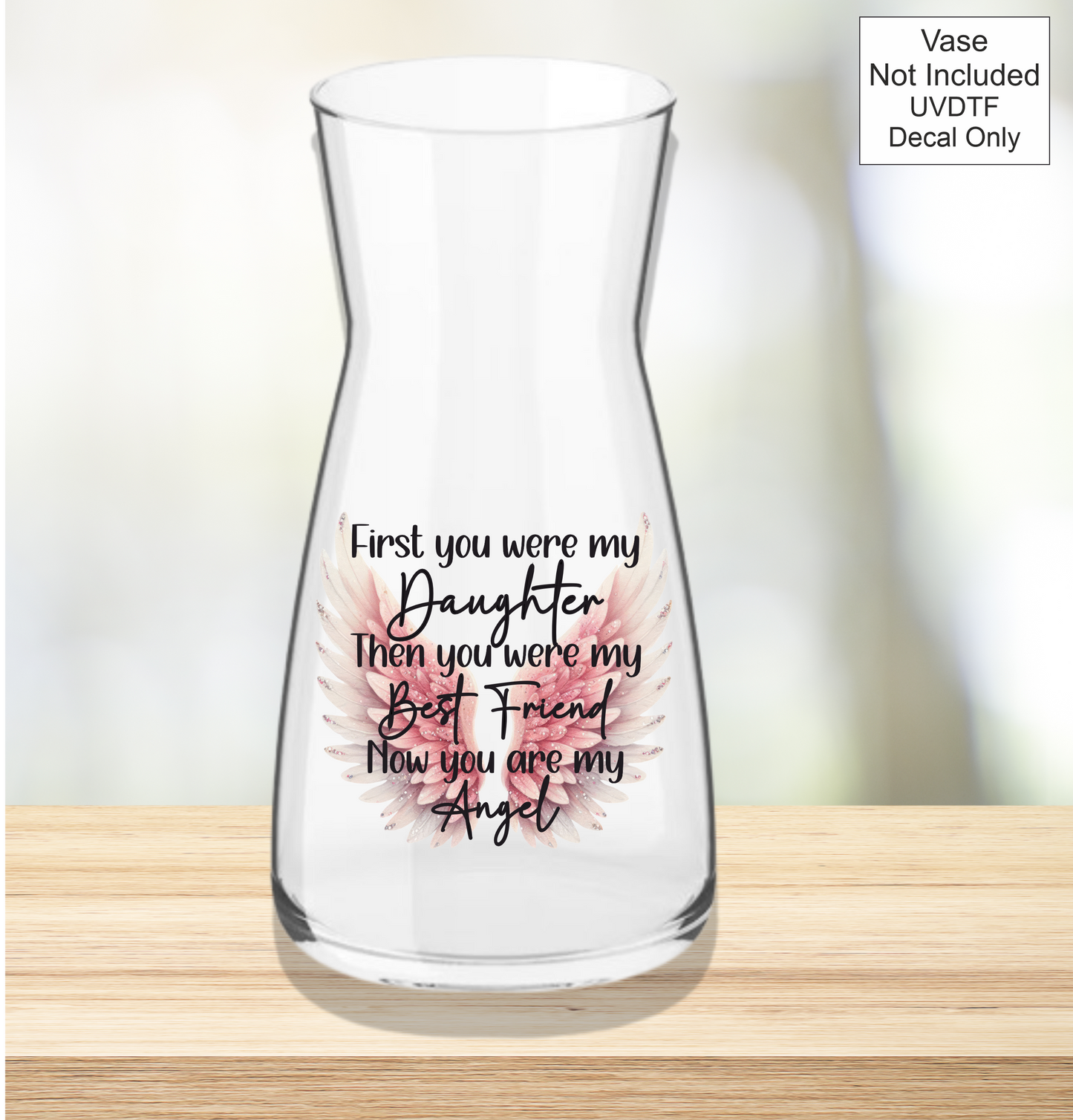 UVDTF First You Were My - Memorial Pink Wings