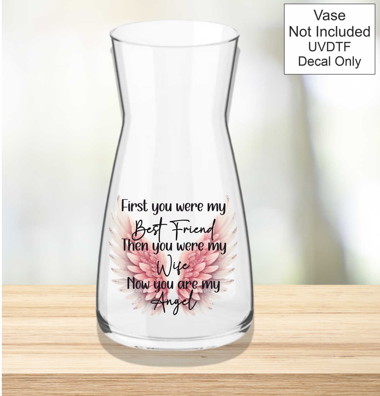 UVDTF First You Were My - Memorial Pink Wings