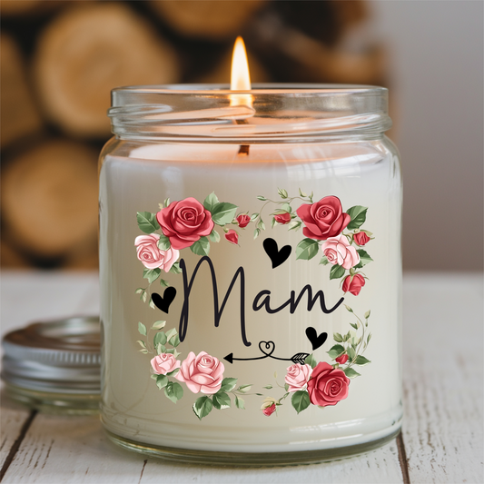 UVDTF Roses Family Name Candle - Welsh