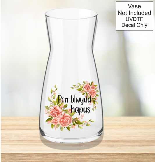 UVDTF Celebration Pink Rose - Welsh