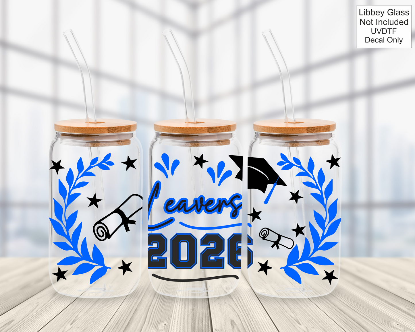 UVDTF 16oz Libbey Glass Wrap - Class Of / Leavers 2026