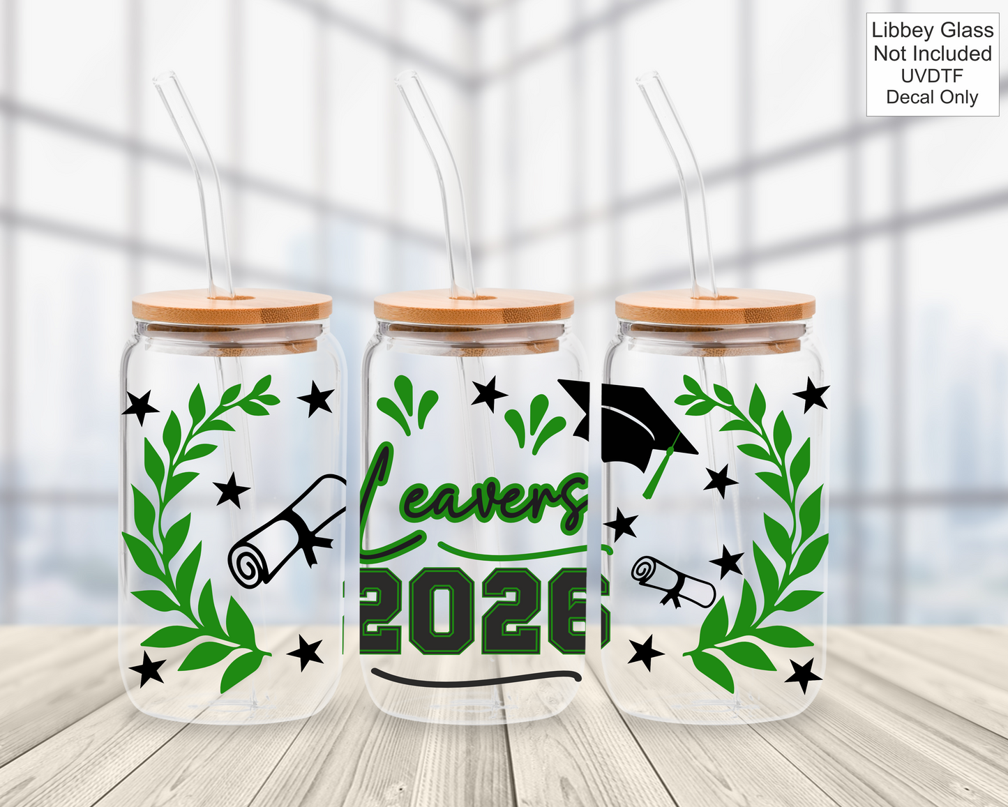 UVDTF 16oz Libbey Glass Wrap - Class Of / Leavers 2026