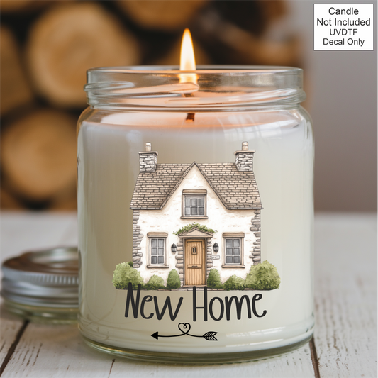 UVDTF New Home Candle - House Design
