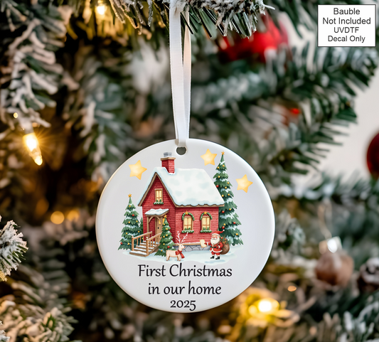 UVDTF Christmas Santa House