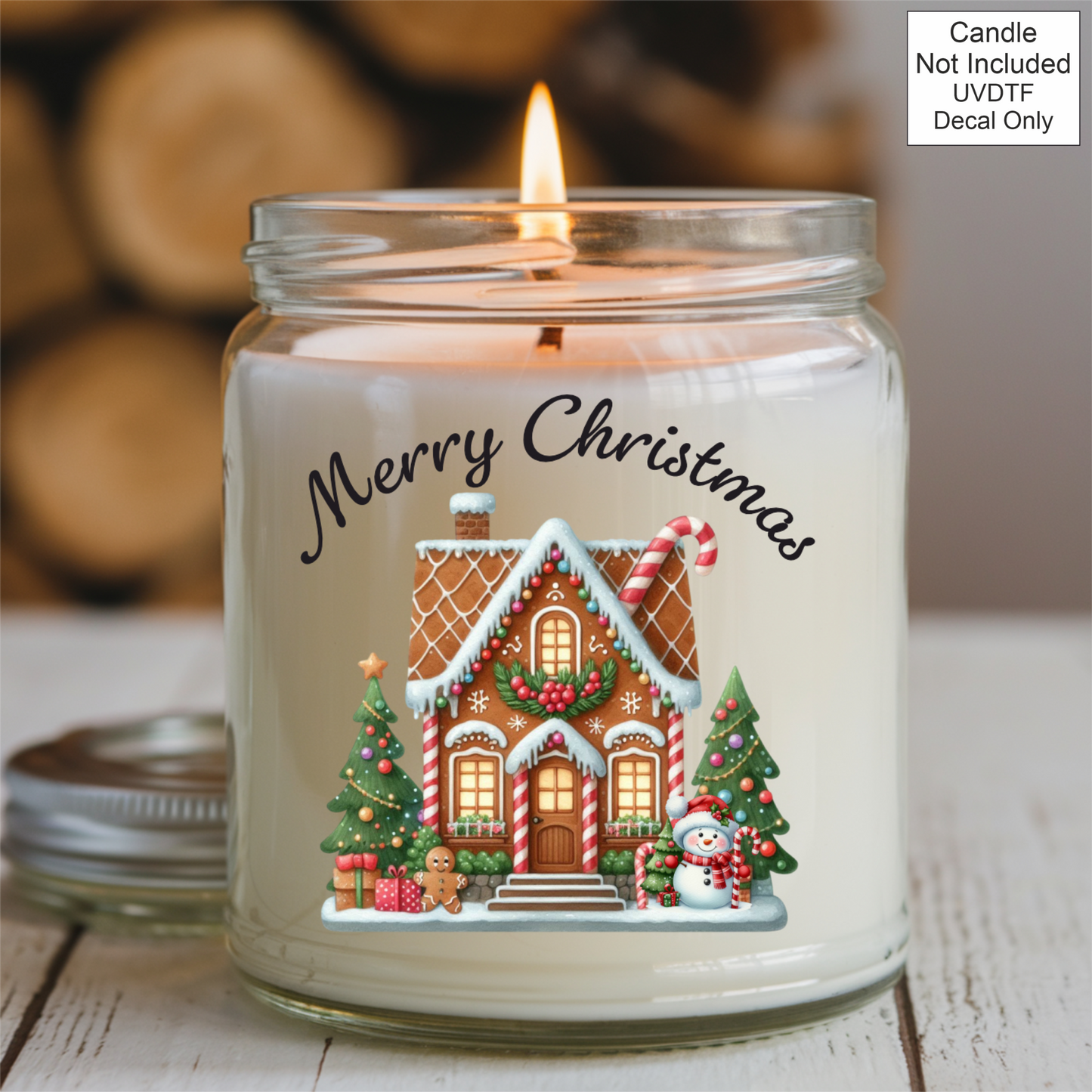 UVDTF House - Merry Christmas - Sweet jar