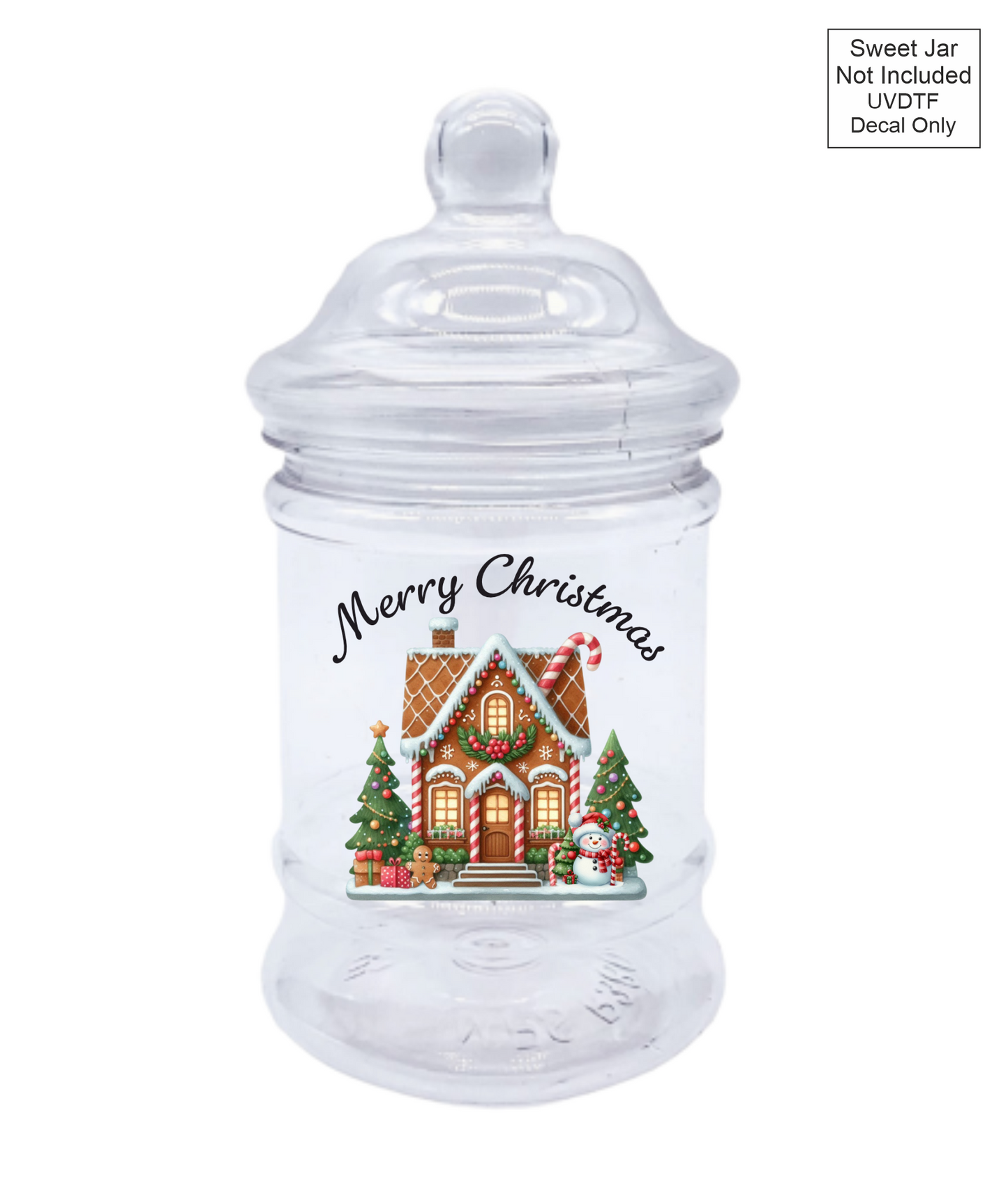 UVDTF House - Merry Christmas - Sweet jar