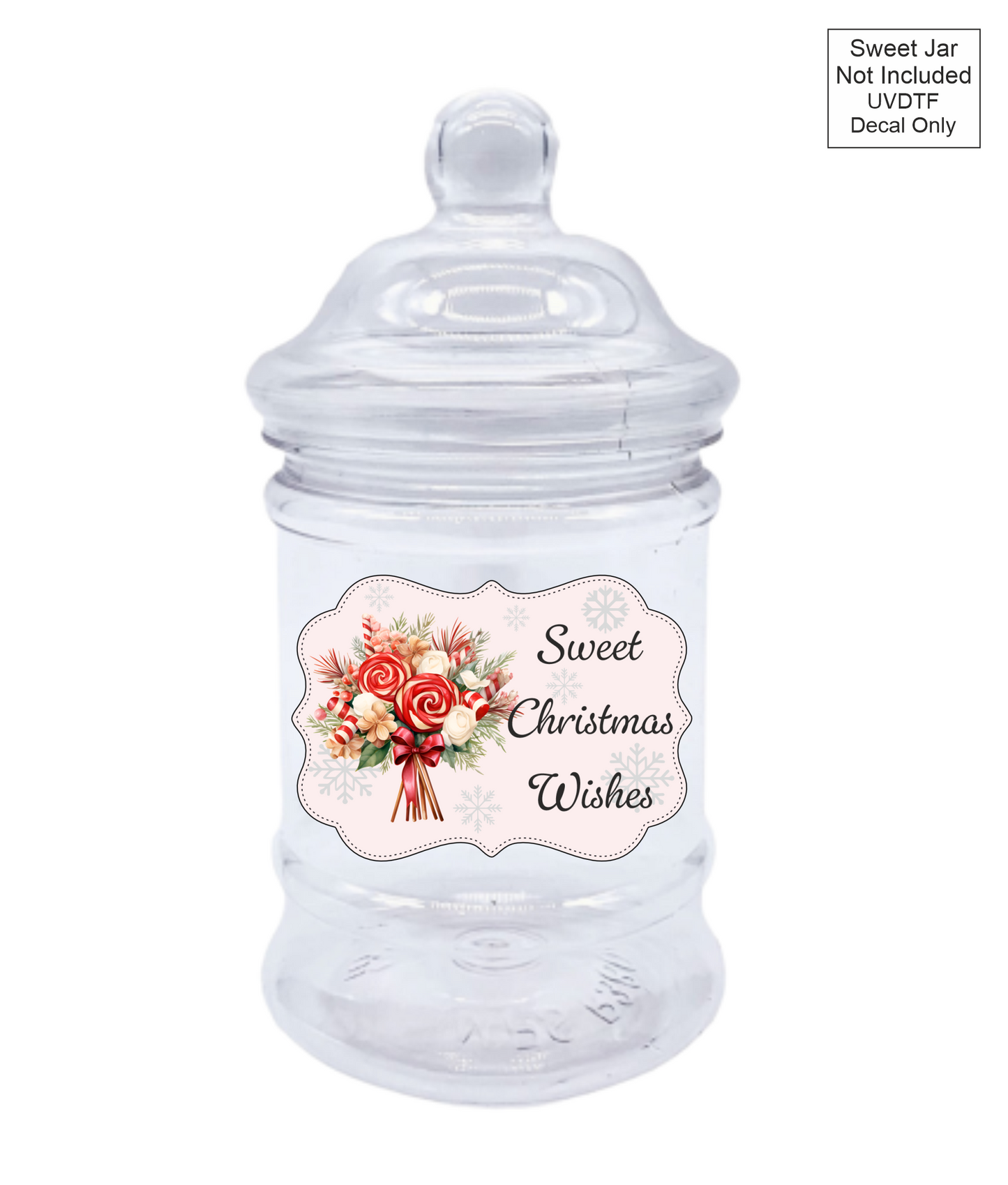 UVDTF Sweet Christmas Wishes  Benelux Label -  sweet jar